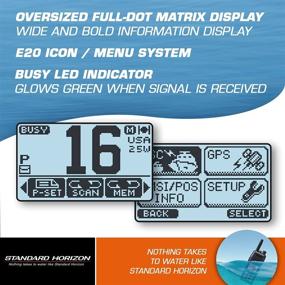 img 2 attached to 📻 STANDARD HORIZON GX1400B VHF Radio, Simple Operation, Black, Compact Size