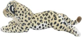 img 3 attached to 🐆 TAGLN 16 Inch Brown Leopard Stuffed Plush Toys: Jungle Animals Cheetah Tiger Panther Lioness Pillows