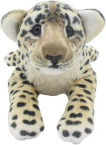 img 4 attached to 🐆 TAGLN 16 Inch Brown Leopard Stuffed Plush Toys: Jungle Animals Cheetah Tiger Panther Lioness Pillows