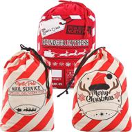 🎁 customizable christmas drawstring package supplies: spice up your gifts with a personalized touch! logo
