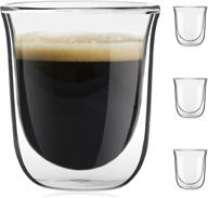 ☕ enhance your espresso experience with joyjolt javaah espresso glasses (2oz) logo