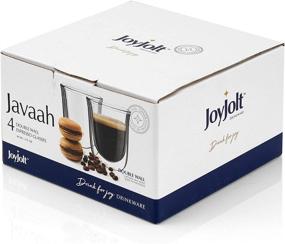 img 2 attached to ☕ Enhance Your Espresso Experience with JoyJolt Javaah Espresso Glasses (2oz)