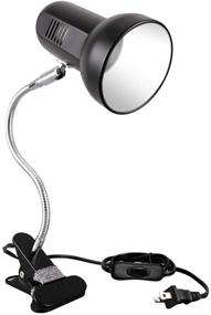 img 3 attached to Versatile Clamp Desk Lamp: 360° Flexible Clip-on Light for Portable Book Reading and Home/Bedroom Lighting