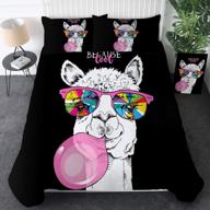 sleepwish rainbow glasses bedding comforter logo