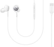 🎧 samsung corded type-c earphones: enhanced audio experience in white (eo-ic100bwegus) logo