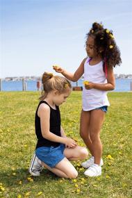 img 1 attached to Brix Girls Tank Tops 4 👚 Pack: Stylish & Versatile Girls' Clothing Collection