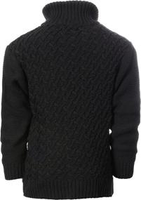 img 3 attached to 👦 Gioberti Pullover Knitted Sweater: Classic Black Boys' Clothing Essential