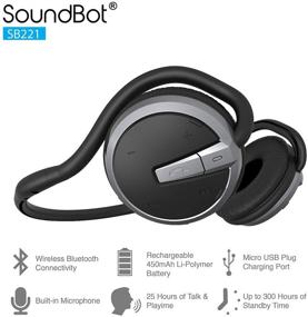 img 3 attached to Почувствуйте максимальную эффективность фитнеса с SoundBot¨ SB221 Bluetooth Sports Active Secure Fit.