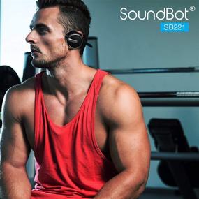 img 2 attached to Почувствуйте максимальную эффективность фитнеса с SoundBot¨ SB221 Bluetooth Sports Active Secure Fit.