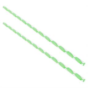 img 4 attached to Fielect 2Pcs 6Mmx250Mm Acrylic Rod Green Twisted Line Solid Acrylic Round Rod PMMA Bar