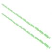 fielect 2pcs 6mmx250mm acrylic rod green twisted line solid acrylic round rod pmma bar logo