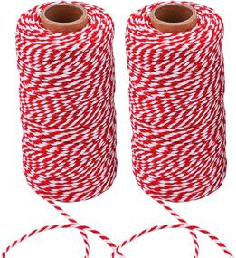 img 4 attached to 🎁 Versatile Multicolor Sunmns Christmas Twine Cord - Ideal for Gift Wrapping, Arts Crafts, 656 Feet