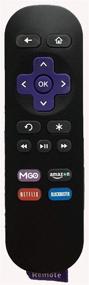 img 3 attached to 📱 Улучшенный заменительный пульт для Roku Express 3700 3900 3930, Roku Premiere 2500R 2700R 2450XB 4620XB 4210XB 3900R, Roku 1 2 3 4 HD LT XS XD Boxes (не для Roku Stick или Roku TV)