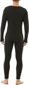 img 3 attached to Thermal Underwear Fleece Weather Clothes