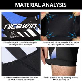 img 1 attached to Anti Slip 3 Pockets Breathable Motorcycle Half Pants Outdoor Recreation for Outdoor Clothing