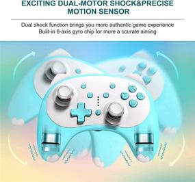 img 3 attached to 🎮 KINGEAR Cartoon Kitty Controller - Wireless PC Gaming Controller for Switch, Ideal Gifts for Women and Men - Perfect for Graduation, Easter, Birthdays, and Parties!