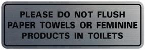 img 1 attached to 🚽 Convenient Feminine Product Towels for Toilets: Retail Store Fixtures & Equipment