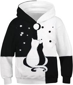 img 2 attached to 🐻 Adorable and Cozy GLUDEAR Animals Sweatshirts: Stylish Pullover Hoodies for Boys' Clothing