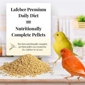 img 2 attached to 🐦 LAFEBER's Premium Daily Diet Pellets Pet Bird Food, Non-GMO & Human-Grade Ingredients, Canaries 1.25 lbs