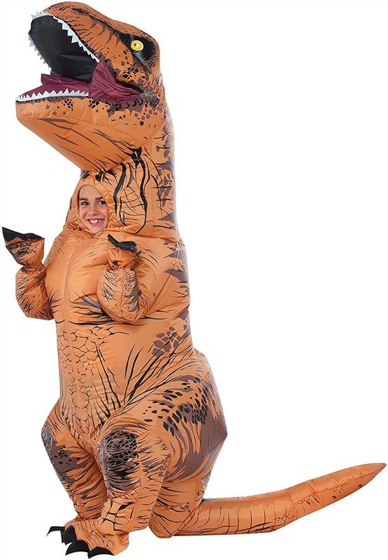 rubies jurassic inflatable costume childs 로고