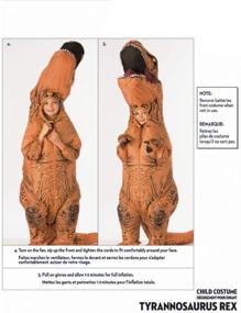 img 2 attached to 🦖 Надутый костюм динозавра для детей с брендом Rubies