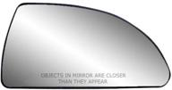 chevrolet impala fit system non-heated mirror glass: passenger side with backing plate logo