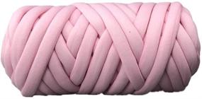 img 1 attached to 🧶 Super Chunky Cotton Yarn: Ideal for DIY Handmade Blankets - Giant Bulky & Vegan Yarn, Arm Knitting, 1000g Supre Large Size