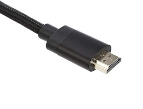img 3 attached to 🔌 High-speed, 4K HDMI Cable - Amazon Basics Premium-Certified Braided (18Gbps, 15ft)