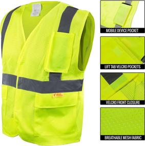 img 2 attached to Safety Visibility Reflective Strips Pockets Occupational Health & Safety Products and Personal Protective Equipment