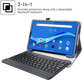 img 3 attached to LiuShan Compatible Wireless Keyboard Detachable Tablet Accessories for Bags, Cases & Sleeves
