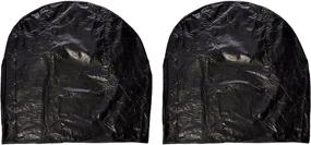 img 3 attached to ADCO 3976 Black Oversize Vinyl Ultra Tyre Gard Wheel Cover, 2-Pack (Fits Tire Diameter 43-45 inches)
