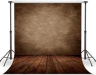 📸 wolada 10x10ft photography backdrop - abstract brown wood retro vintage dark wooden floor wall background for photographer, pictures, video, studio props (10702) logo