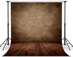 img 4 attached to 📸 WOLADA 10x10ft Photography Backdrop - Abstract Brown Wood Retro Vintage Dark Wooden Floor Wall Background for Photographer, Pictures, Video, Studio Props (10702)