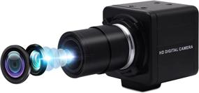 img 4 attached to 🎥 High Performance 8MP Varifocal Webcam: 10X Optical Zoom, 5-50mm Vari-focus, SONY IMX179 Sensor, Rapid Video Conference, Plug&amp;Play USB - Windows/Linux/Raspberry Pi Compatible