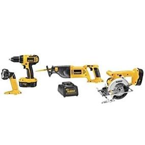 img 1 attached to 🔋 DEWALT DC4KITA 18V Ni-Cad Cordless Power Tools Set