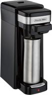 convenient proctor silex single serve coffee maker for k-cup pods or grounds, includes travel mug (49969) logo