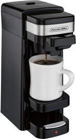 img 2 attached to Convenient Proctor Silex Single Serve Coffee Maker for K-Cup Pods or Grounds, Includes Travel Mug (49969)