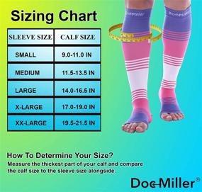 img 3 attached to 🧦 Doc Miller Premium Open Toe Compression Socks Dress Series: Effective Support and Style in 1 Pair 20-30mmHg