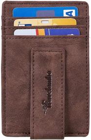 img 1 attached to 🧳 Travelambo Minimalist Pocket Wallet with RFID Blocking for Men - Ideal Card Cases, Money Organizers and Accessories