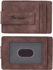 img 3 attached to 🧳 Travelambo Minimalist Pocket Wallet with RFID Blocking for Men - Ideal Card Cases, Money Organizers and Accessories