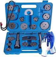 amerbm 24-piece disc brake caliper tool set - wind back tool 🔧 kit for brake pad replacement reset. perfect for american, european & japanese autos logo