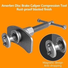 img 1 attached to Amerbm 24-Piece Disc Brake Caliper Tool Set - Wind Back Tool 🔧 Kit for Brake Pad Replacement Reset. Perfect for American, European & Japanese Autos