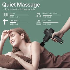 img 1 attached to Haoyehome Massage Gun: Powerful 30 Speeds & 6 Modes for Deep Tissue Muscle Relief - Perfect for Home, Office, and Sports Recovery