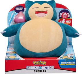 img 4 attached to Pokemon Snooze Action Snorlax Plush