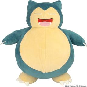 img 1 attached to Pokemon Snooze Action Snorlax Plush