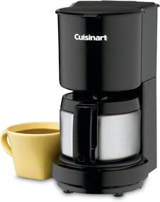 img 1 attached to ☕ Кофеварка Cuisinart DCC-450BKC на 4 чашки, черная: Компактное и эффективное приготовление кофе для любителей.