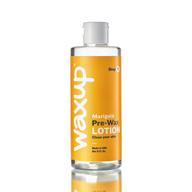 🌼 waxup pre wax cleanser: marigold pre epilation cleanser for effective waxing, 8 fl. oz - skin care essential for pro & at-home waxing, perfect prep lotion in waxing kits, easy self waxing solution logo