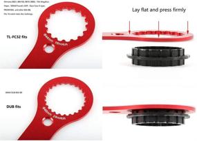 img 1 attached to Bicycle BB Wrench: The Ultimate Multifunctional Tool for Bottom Bracket Maintenance