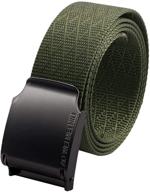 👔 moonsix solid military nylon belts - high-quality men's accessories for belts logo