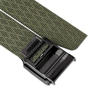 img 3 attached to 👔 Moonsix Solid Military Nylon Belts - High-Quality Men's Accessories for Belts